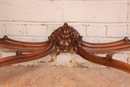 Louis XV style Console and mirror in Walnut, France 1900