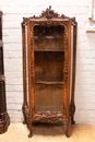 Louis XV style Display cabinet in Walnut, France 19th century