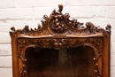 Louis XV style Display cabinet in Walnut, France 19th century