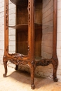 Louis XV style Display cabinet in Walnut, France 19th century