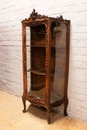 Louis XV style Display cabinet in Walnut, France 19th century