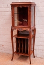 Louis XV style Display cabinet in Walnut, France 19th century