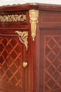 Louis XV style Night stand in mahogany & bronze, France 19th century