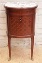 Louis XV style Night stand in mahogany & bronze, France 19th century