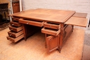 Louis XV style Desk in Oak, France 1900