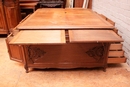 Louis XV style Desk in Oak, France 1900