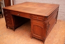 Louis XV style Desk in Oak, France 1900