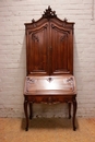 Louis XV style Secretary desk in Walnut, France 19th century
