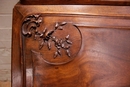 Louis XV style Secretary desk in Walnut, France 19th century