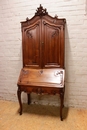 Louis XV style Secretary desk in Walnut, France 19th century