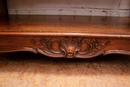 Louis XV style Server in Walnut, France 19th century