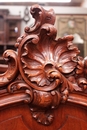 Louis XV style Twin beds in Walnut, Belgium 19th century