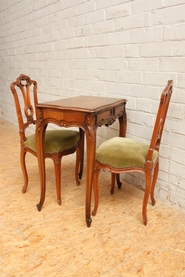 Louis XV Vanity and chairs