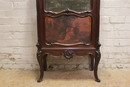 Louis XV style Display cabinet in mahogany , France 19th century