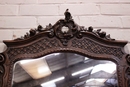 Louis XV style Wall console and mirror in Beechwood, France 19th century
