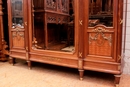 Louis XVI style Armoire in mahogany and bronze, France 19th century