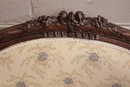 Louis XVI style Arm chairs in Walnut, France 1900