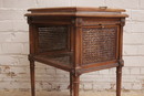 Louis XVI style Bar cabinet in Walnut, France 1900