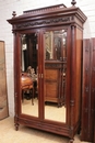 Louis XVI style Bedroom in mahogany, France 19th century