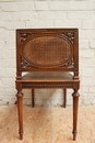 Louis XVI style Bench in Walnut, France 19th century