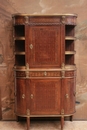 Louis XVI style Cabinet in mahogany & bronze, France 19th century