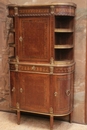 Louis XVI style Cabinet in mahogany & bronze, France 19th century