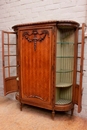 Louis XVI style Display cabinet in Walnut, France 1900