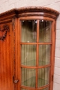 Louis XVI style Display cabinet in Walnut, France 1900