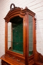 Louis XVI style Display cabinet in Walnut, France 19th century