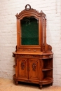 Louis XVI style Display cabinet in Walnut, France 19th century