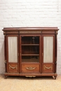 Louis XVI style Bookcase in mahogany & bronze, France 19th century