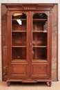 Louis XVI style Bookcase in mahogany & bronze, France 1900