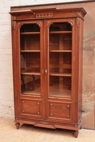 Louis XVI Bookcase in mahogany with bronze