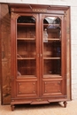 Louis XVI style Bookcase in mahogany & bronze, France 1900