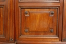 Louis XVI style Bookcase in mahogany., France 19th century