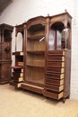 Louis XVI style Bookcase in mahogany and bronze, France 19th century