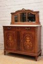 Louis XVI style Cabinet in mahogany,bronze and marble, France 1920