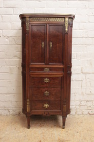 Louis XVI cabinet with drawers and fine bronze