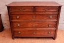 Louis XVI style Chest in Oak, Belgium 1800