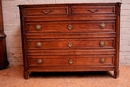 Louis XVI style Chest in Oak, Belgium 1800