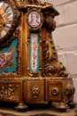 Louis XVI style Clock in Bronze and Sevre, France 19th century