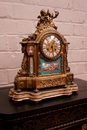 Louis XVI style Clock in Bronze and Sevre, France 19th century