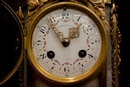 Louis XVI style Clock in bronze and onyx, France 19th century