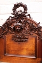 Louis XVI style Desk and chair in Walnut, France 19th century