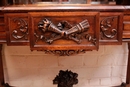 Louis XVI style Desk and chair in Walnut, France 19th century