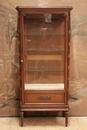 Louis XVI style Display cabinet in mahogany, France 1900