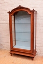 Louis XVI style Display cabinet in Walnut, France 19th century