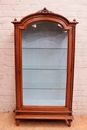 Louis XVI style Display cabinet in Walnut, France 19th century