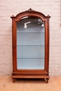 Louis XVI style Display cabinet in Walnut, France 19th century