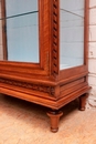 Louis XVI style Display cabinet in Walnut, France 19th century